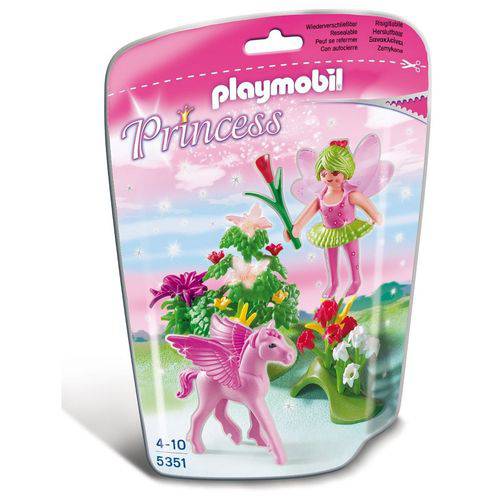 5351 Playmobil - Soft Bags Princesas - Princesa da Primavera com Pegasus