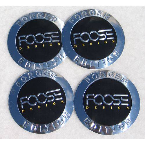 56mm Emblemas Adesivos Rodas Foose Design Vw Ford Gm Fiat