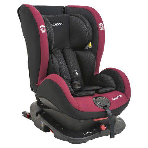 570AVM - Cadeira para Auto Star com Isofix Vermelha 0 a 25kg Kiddo