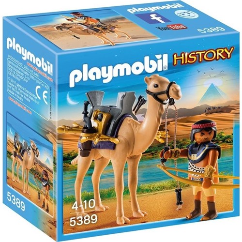 5389 Playmobil History - Guerreiro Egípcio com Dromedário - PLAYMOBIL