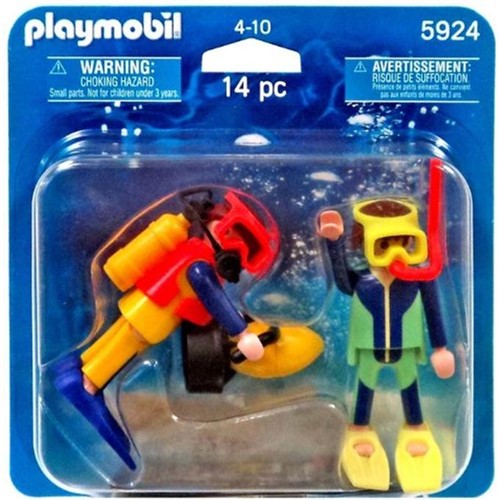 5924 Playmobil - Blister Pequeno Novo - Mergulhadores - PLAYMOBIL