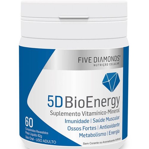 5D BioEnergy - Suplemento Vitamínico Mineral 60 Cápsulas