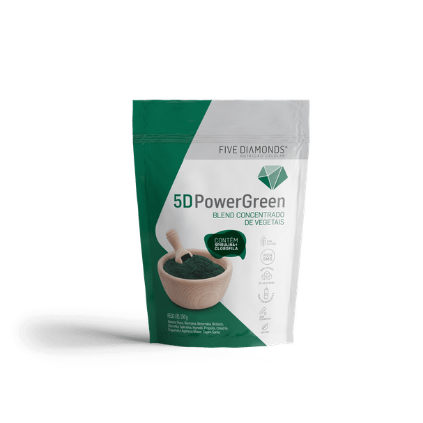 5D PowerGreen - Blend Concentrado de Vegetais em Pó