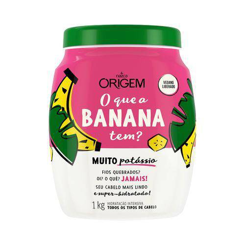 6 Creme Hidratante Origem Nazca - Banana 1Kg