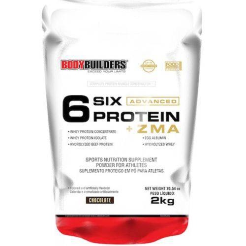 6 Six Protein Advanced com Zma Refil 2kg - Bodybuilders