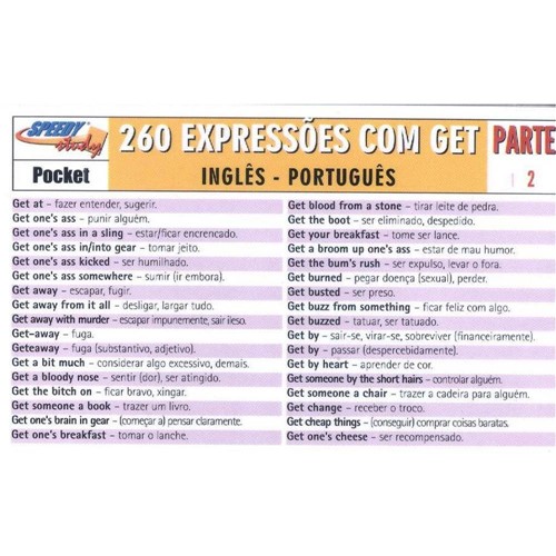 260 Expressoes com Get Parte 2 Ingles-Portugues