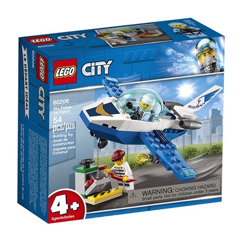 60206 Lego City - Polícia Aérea - Jato-Patrulha - LEGO