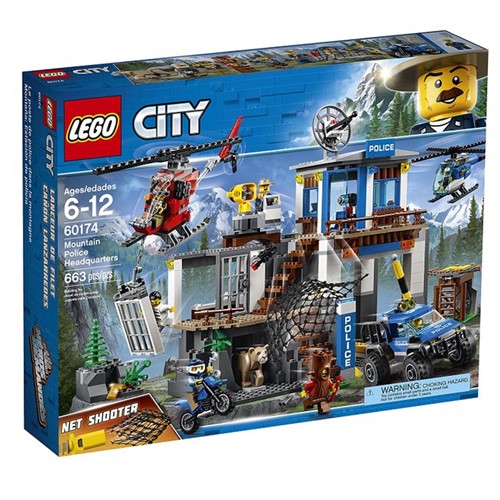 60174 Lego City - Quartel General da Polícia na Montanha - LEGO