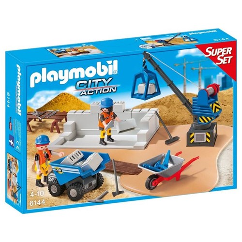 6144 Playmobil - Super Set - Construção - PLAYMOBIL