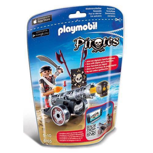 6165 Playmobil - Soft Bags Piratas - Canhão Preto