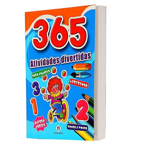 365 Atividades Divertidas - Coleção Atividades Divertidas 365 Atividades Divertidas - Escolar - Ciranda Cultural