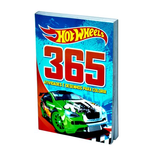 365 Atividades e Desenhos para Colorir - Hot Wheels - Brochura - Ciranda Cultural