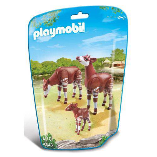 6643 Playmobil Saquinho Animais Zoo Grande S2 - Okapi