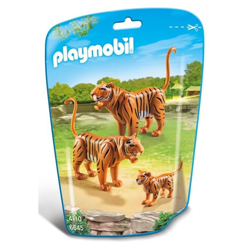 6645 Playmobil Saquinho Animais Zoo Grande S2 - Tigre - PLAYMOBIL