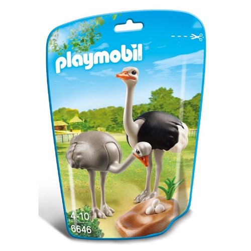 6646 Playmobil Saquinho Animais Zoo Pequeno - Avestruz - PLAYMOBIL