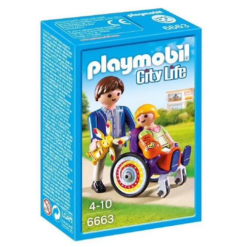 6663 Playmobil - Criança na Cadeira de Rodas - PLAYMOBIL