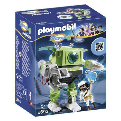 6693 Playmobil Super 4 - Robô Cleano