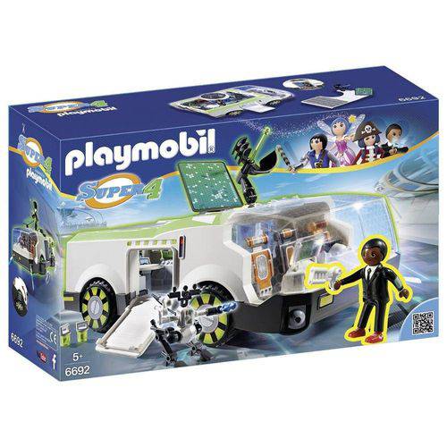 6692 Playmobil Super 4 - Veículo Techno com Gene