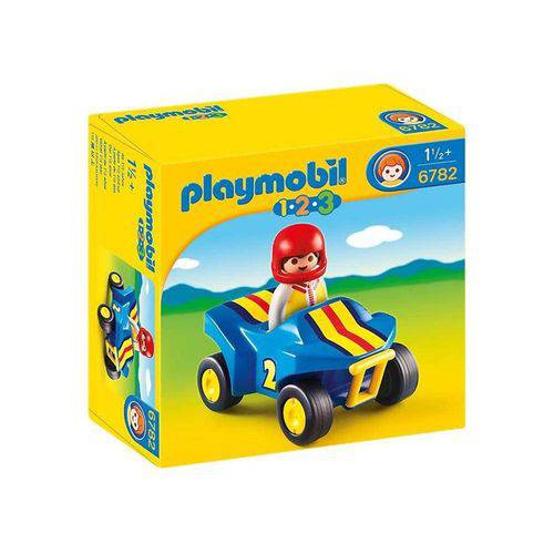 6782 Playmobil 1.2.3. Quadriciculo