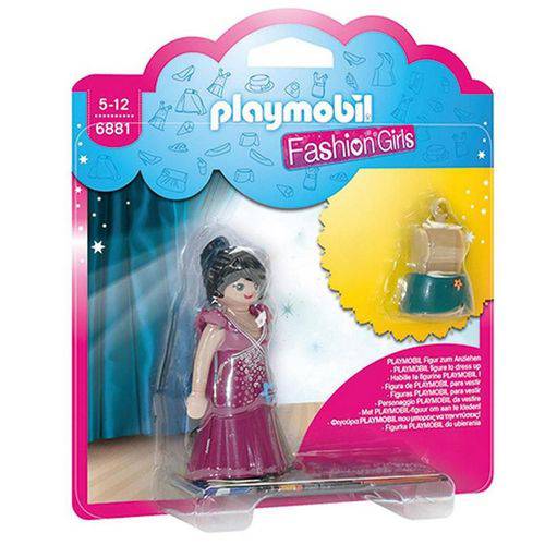 6881 Playmobil Fashion Girls Garota com Vestido de Noite