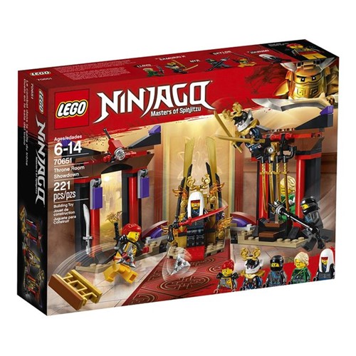 70651 Lego Ninjago - Confronto na Sala do Trono - Mestre de Spinjitzu - LEGO