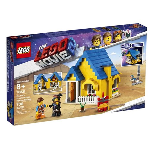 70831 Lego Movie 2 - a Casa dos Sonhos de Emmet/foguete de Resgate - LEGO