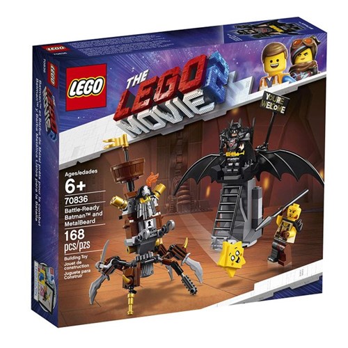 70836 Lego Movie 2 - Batman e Barba de Ferro Prontos para o Combate - LEGO