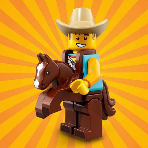 71021 LEGO Figuras Série 18 Festa 40 Anos Cowboy