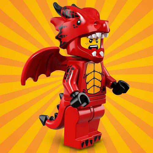 71021 LEGO Figuras Série 18 Festa 40 Anos Dragão