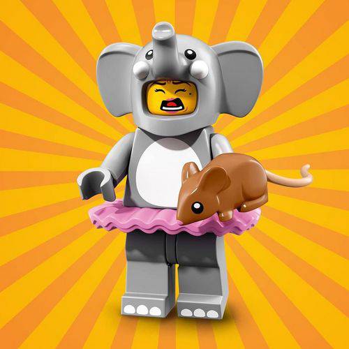 71021 LEGO Figuras Série 18 Festa 40 Anos Elefante