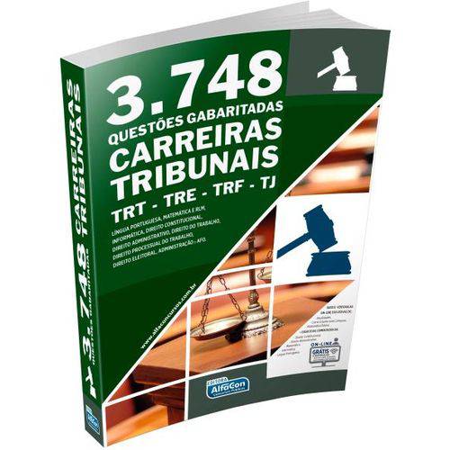 3.748 Questões Gabaritadas Carreiras Tribunais
