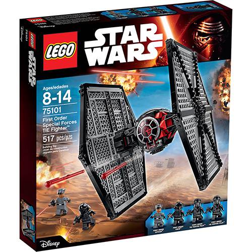 75101 - LEGO Star Wars - Star Wars Tie Fighter das Forças Especiais da Primeira Ordem