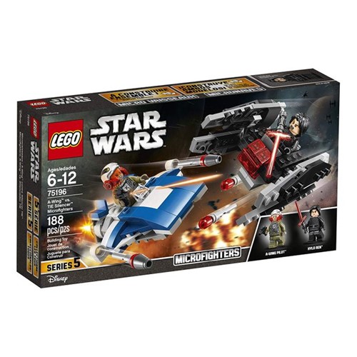 75196 Lego Star Wars - Microfighters A-Wing Contra Silenciador Tie - LEGO