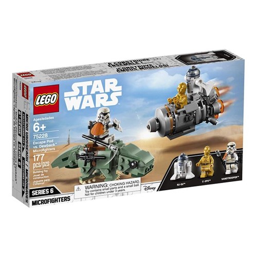 75228 Lego Star Wars - Pod de Fuga Contra Microfighters Dewback - LEGO