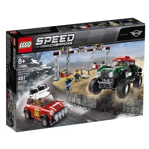 75894 Lego Speed Champions - 1967 Mini Cooper S Rally e 2018 Mini John Cooper Works Buggy - LEGO