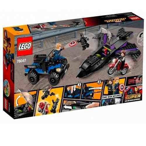 76047 - LEGO Super Heroes - Marvel - Capitão América - Guerra Civil - Perseguição do Pantera Negra