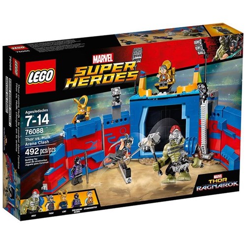 76088 Lego Super Heroes - Thor Ragnarok - Thor Vs. Hulk: Confronto na Arena - LEGO