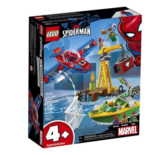 76134 Lego Super Heroes - Homem Aranha: o Assalto Aos Diamantes de Dock Ock - LEGO