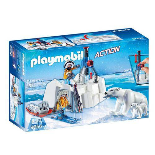 9056 Playmobil Esportes Exploradores Ártico com Urso Polar