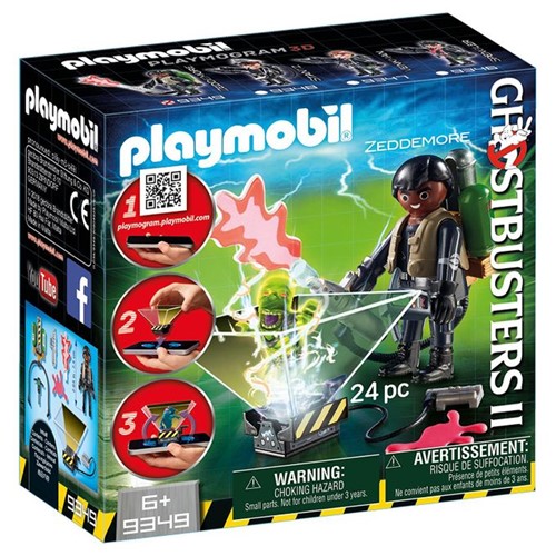 9349 Playmobil Ghostbusters 2 - Monstros Holográficos - Winston Zeddemore - PLAYMOBIL