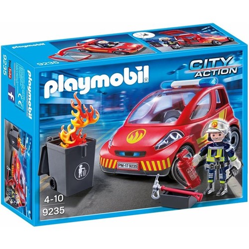 9235 Playmobil - Bombeiro com Carro - PLAYMOBIL