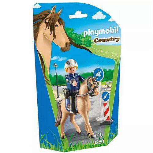 9260 Playmobil Country Policial com Cavalo