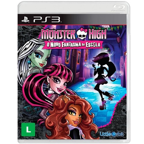 Jogo Monster High o Novo Fantasma da Escola PS3-Litlle