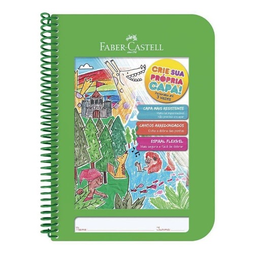 Caderno Criativo Capa Verde-Faber Castell