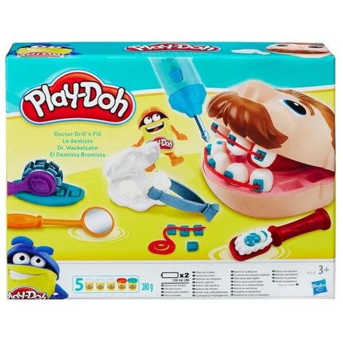 Massa de Modelar Play Doh Dentista B5520-Hasbro