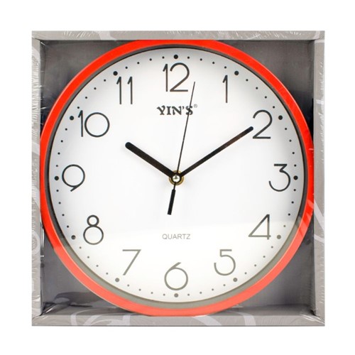 Relógio de Parede Vermelho YI15359Y-Imporiente