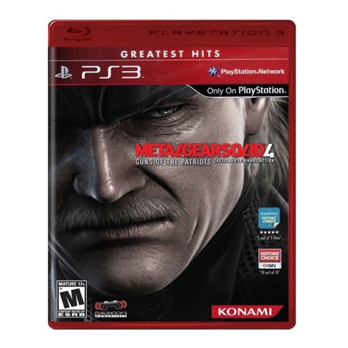 Jogo Metal Gear Solid 4 PS3 - Konami