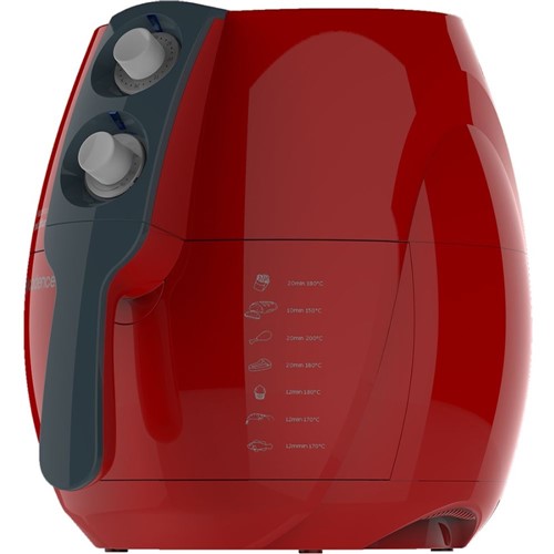 Fritadeira Elétrica Sem Óleo Air Fryer Colors Vermelha FRT541 127 Volts - Cadence