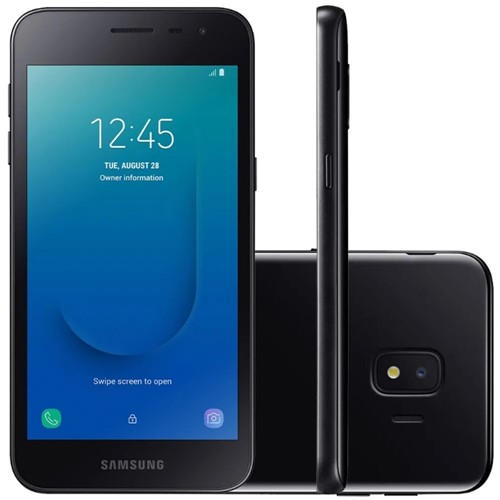 Smartphone Samsung Galaxy J2 SM-J260M, Dual Chip, 8 MP, Android 8.1 Core-Preto