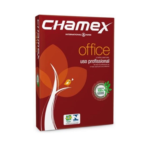 Papel Sulfite Office A4 75G 500 Folhas-Chamex Papel Sulfite Chamex Office A4 75g - 500 Folhas - Chamex